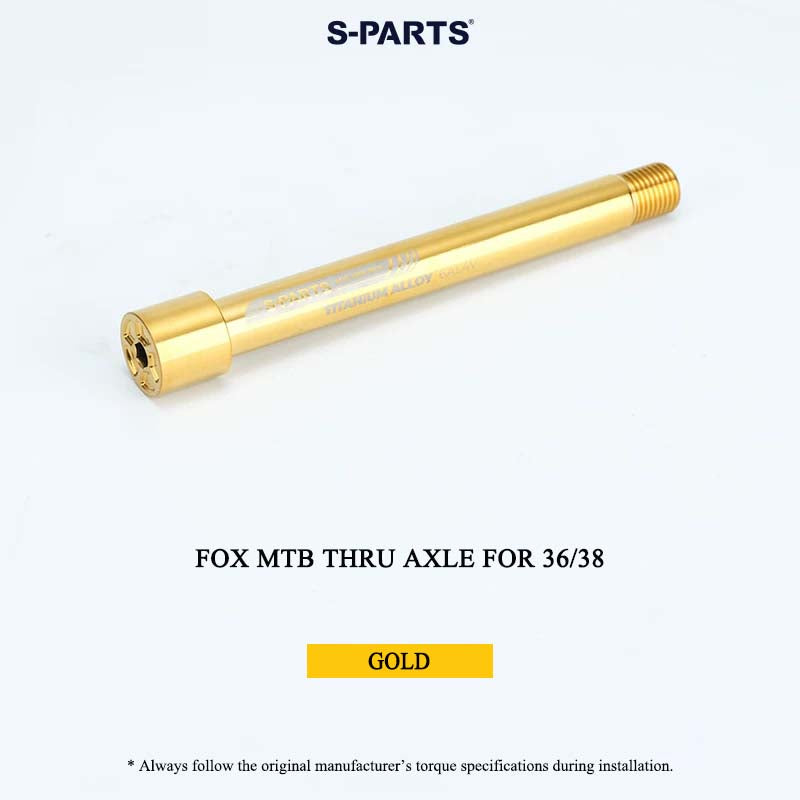 FOX MTB Titanium Air Cap for 32/34/36/38/40 & Thru Axle for 36/38 | Grade 5 Ti-6Al-4V