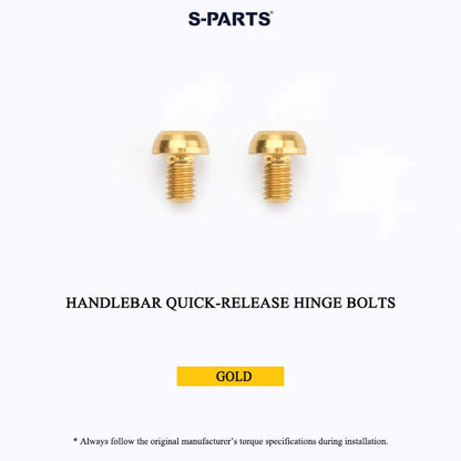 Grade 5 Titanium Bolts for DAHON P10 Folding Bike | CNC-Machined