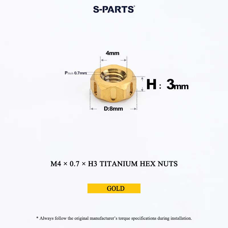 Grade 5 Titanium Hex Nuts M4–M12 | Metric & Fine Thread