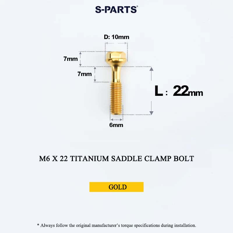 M6 Titanium Saddle Clamp Bolt & Barrel Nut for Road MTB Seatpost | Grade 5 Ti-6Al-4V