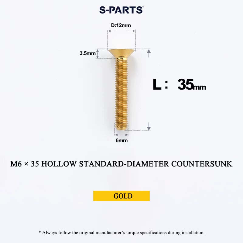 M6 Titanium Headset Top Cap & Expander Plug Bolt – Hollow & SL