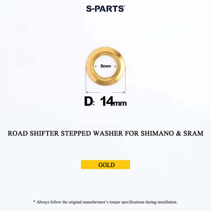 Grade 5 Titanium Shifter Clamp Bolt Kit for Shimano & SRAM Road Shifters