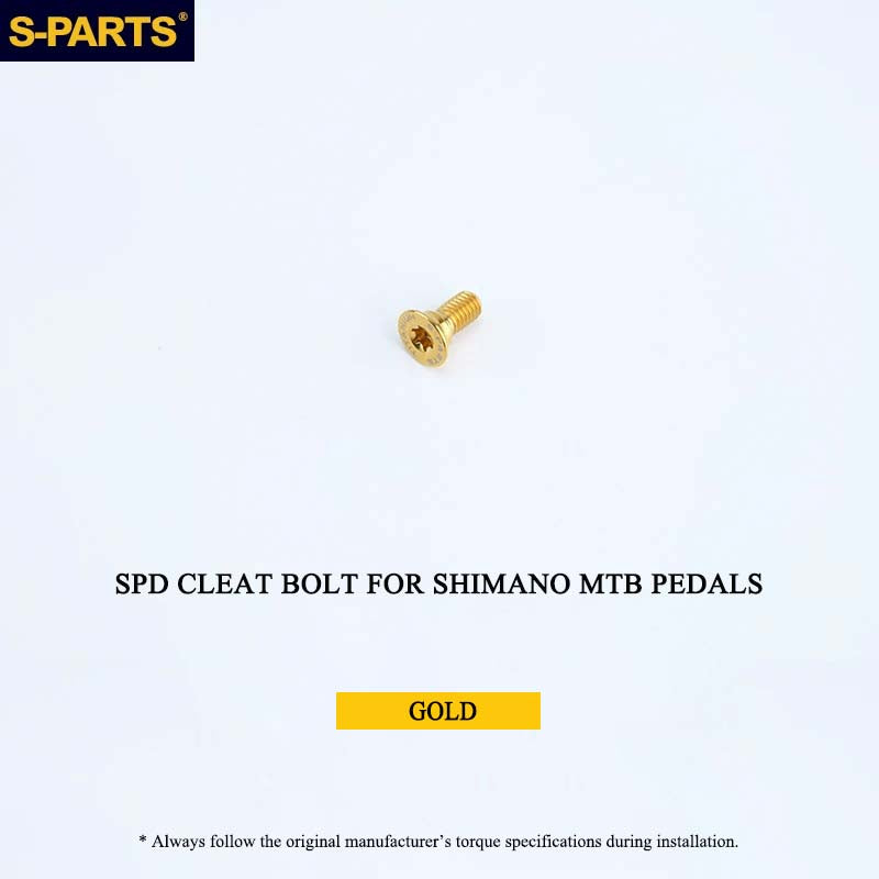 Titanium SPD Cleat Bolt & Washer Kit for Shimano MTB Pedals – Ti-6Al-4V T25 Torx Hardware