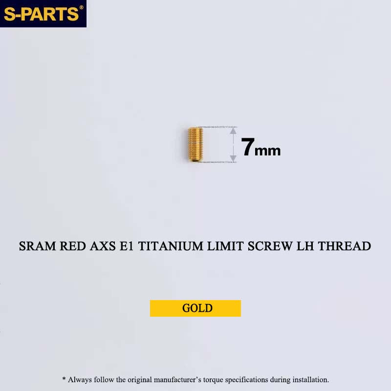 Titanium 8-Bolt Spider Bolt Kit for SRAM RED AXS E1 Crankset – M4 x 8.5mm | 8PCS