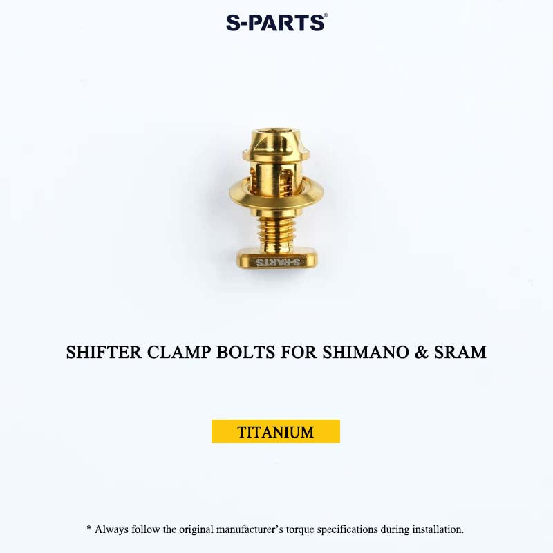 Grade 5 Titanium Shifter Clamp Bolt Kit for Shimano & SRAM Road Shifters