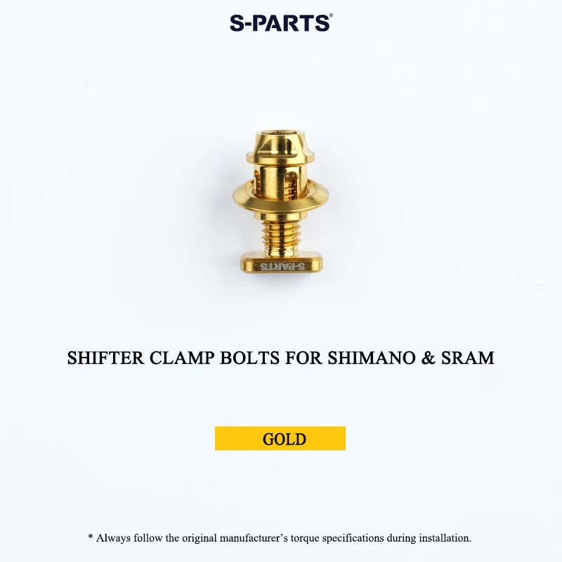 Grade 5 Titanium Shifter Clamp Bolt Kit for Shimano & SRAM Road Shifters
