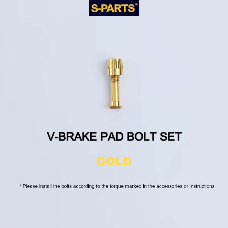 Titanium V-Brake Hardware Upgrade Kit for MTB | V-Brake Pad Bolt Set