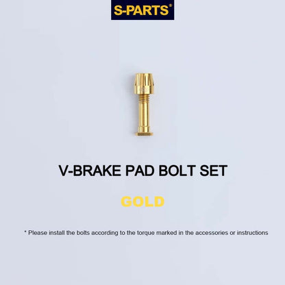 Titanium V-Brake Hardware Upgrade Kit for MTB | V-Brake Pad Bolt Set