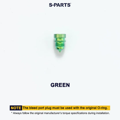 Grade 5 Titanium Bleed Port Plug for SRAM Maven Ultimate / Silver / Bronze / Base