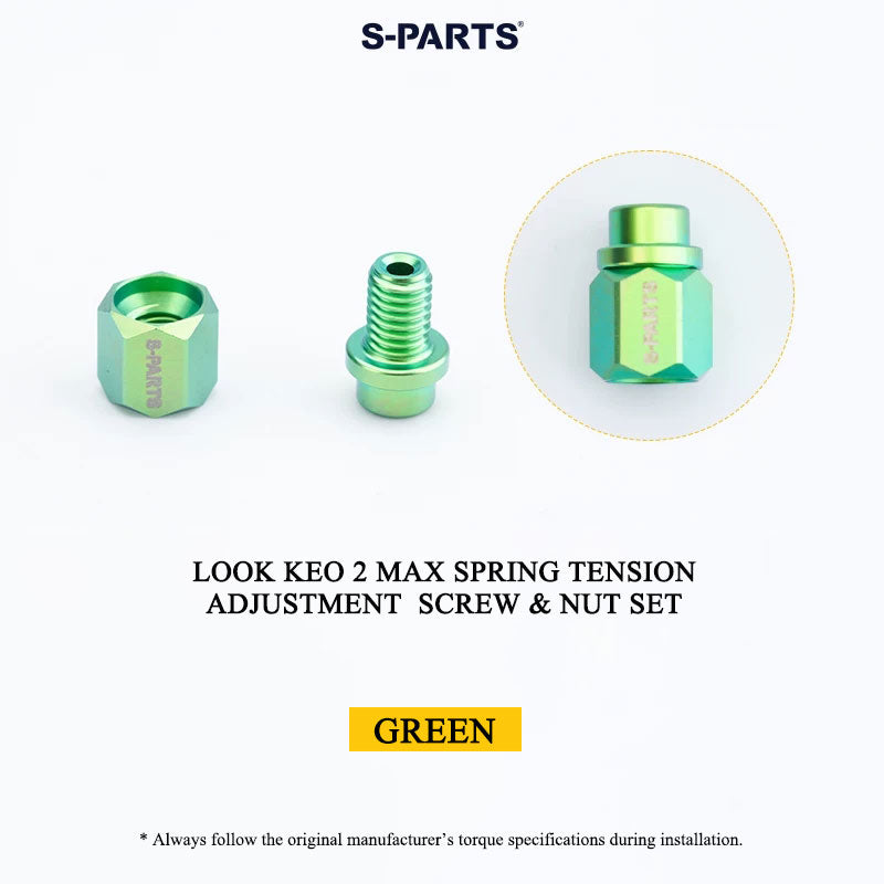 Grade 5 Titanium Pedal Axle & Parts for LOOK KEO 2 MAX