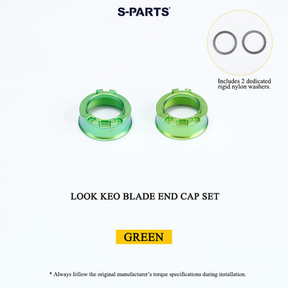 Grade 5 Titanium Pedal Spindle & Hardware for LOOK KEO BLADE Pedals