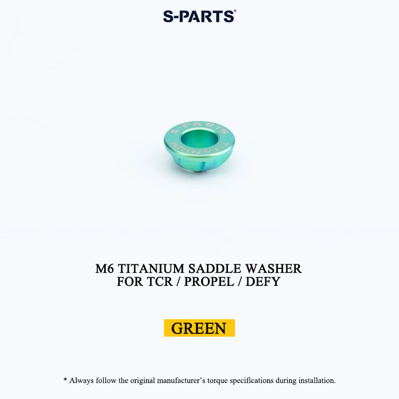 M6/M7 Grade 5 Titanium Spherical Saddle Clamp Washers for Giant TCR, Propel & Defy