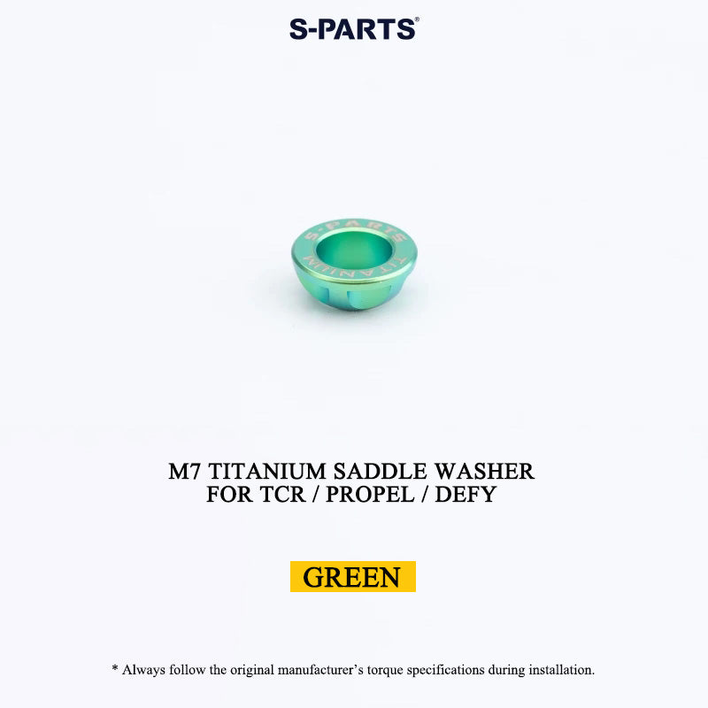 M6/M7 Grade 5 Titanium Spherical Saddle Clamp Washers for Giant TCR, Propel & Defy