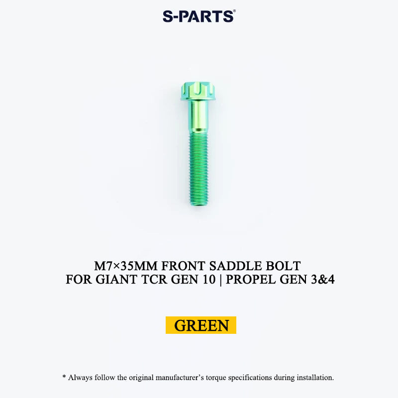 M7×35mm Titanium Front Saddle Clamp Bolt for Giant TCR Gen 10 / Propel Gen 3 & 4