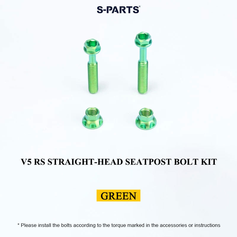 Grade 5 Titanium Seatpost Bolt Kit for COLNAGO Y1RS / V5RS – Saddle Clamp Hardware