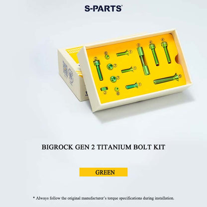 Titanium Bolt Upgrade Kit for BIGROCK Gen 2 Integrated Cockpit – 17.6g