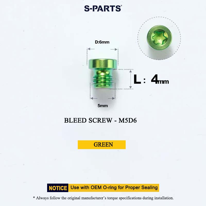 M5*4 D6 Bleed Screw for SRAM