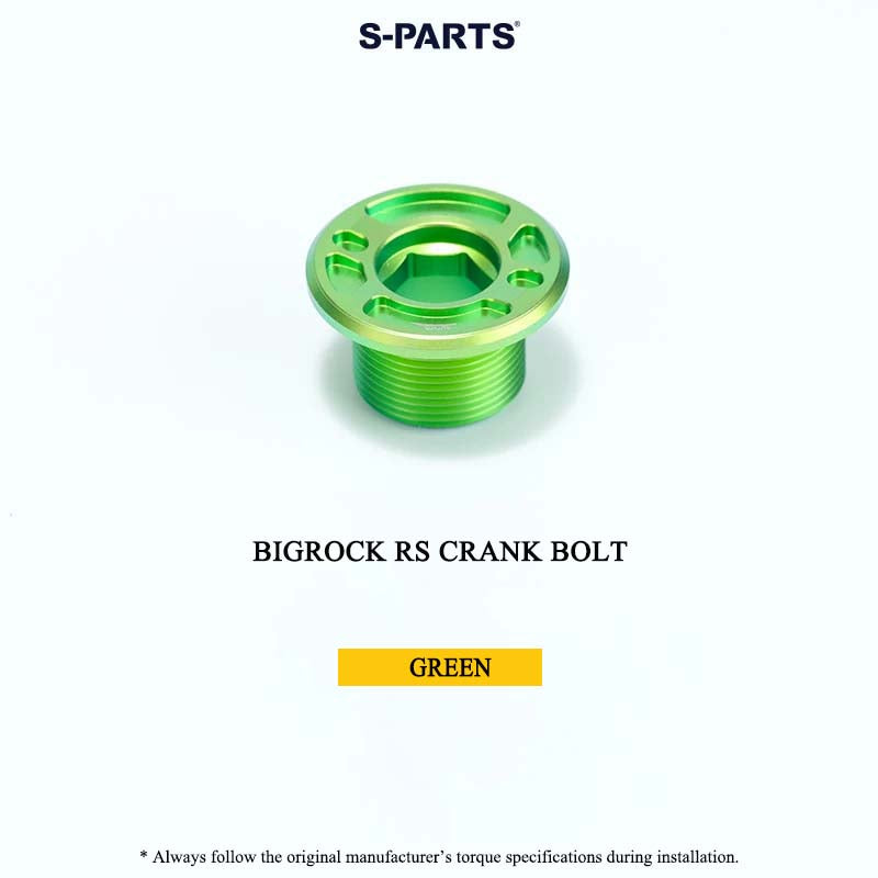 BIGROCK RS Titanium Crank Bolt & Self-Extracting Cap Kit SHIMANO TL-LR15 Compatible