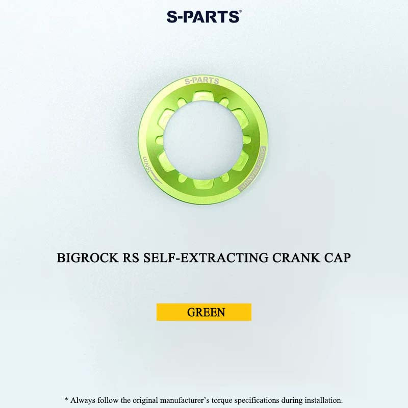 BIGROCK RS Titanium Crank Bolt & Self-Extracting Cap Kit SHIMANO TL-LR15 Compatible