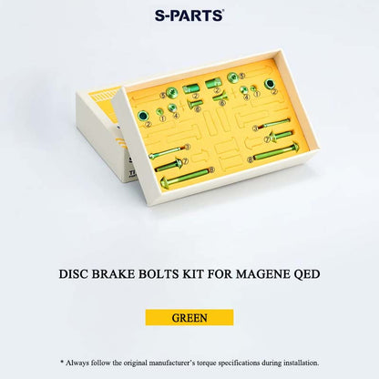Titanium Disc Brake Bolts & Kit for MAGENE QED | Grade 5 Ti-6Al-4V