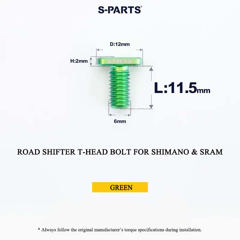 Grade 5 Titanium Shifter Clamp Bolt Kit for Shimano & SRAM Road Shifters