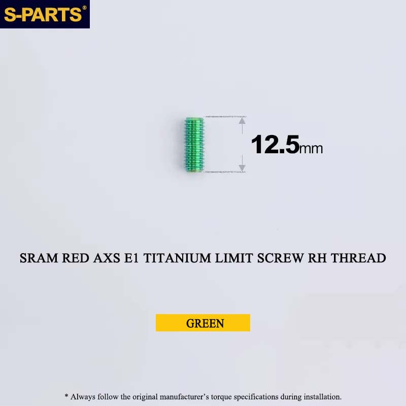 Titanium 8-Bolt Spider Bolt Kit for SRAM RED AXS E1 Crankset – M4 x 8.5mm | 8PCS