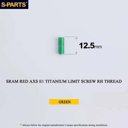Titanium 8-Bolt Spider Bolt Kit for SRAM RED AXS E1 Crankset – M4 x 8.5mm | 8PCS