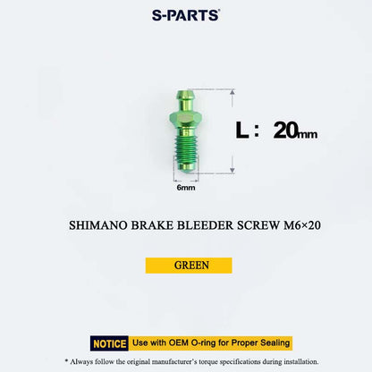 M6×20 Brake Bleeder Screw For Shimano