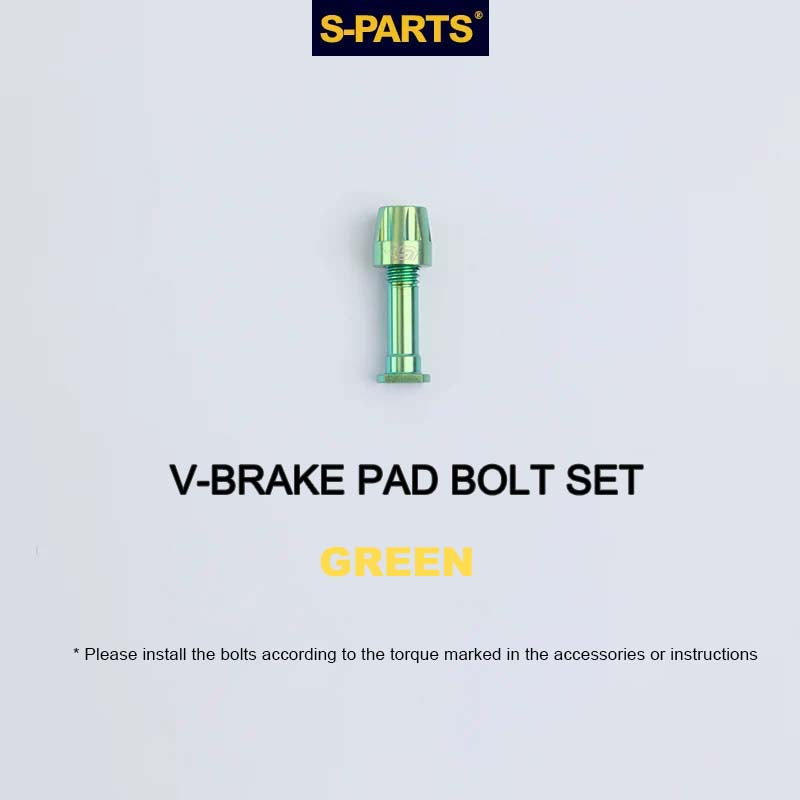 Titanium V-Brake Hardware Upgrade Kit for MTB | V-Brake Pad Bolt Set