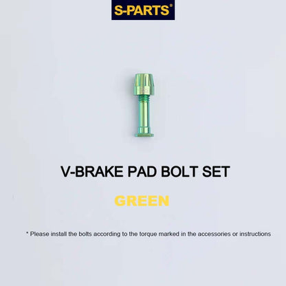 Titanium V-Brake Hardware Upgrade Kit for MTB | V-Brake Pad Bolt Set
