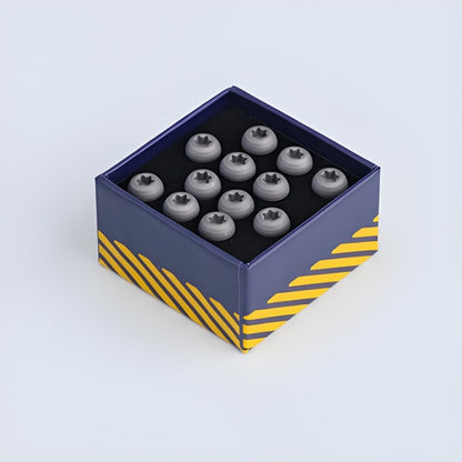 M5x10mm Titanium Bolts Set for MTB Disc Brake Rotors – 12pcs