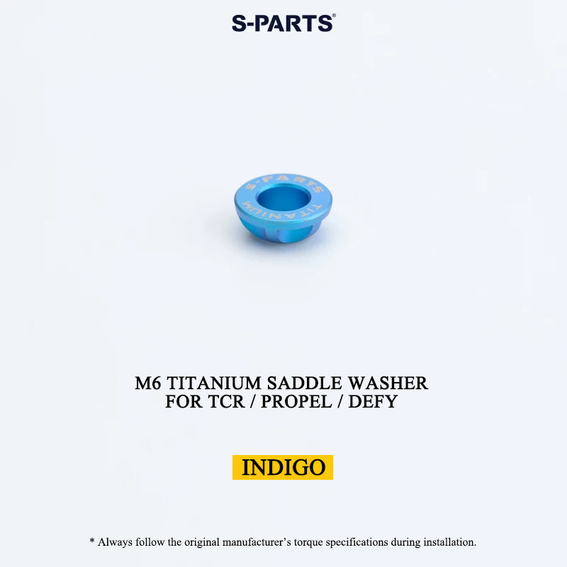 M6/M7 Grade 5 Titanium Spherical Saddle Clamp Washers for Giant TCR, Propel & Defy