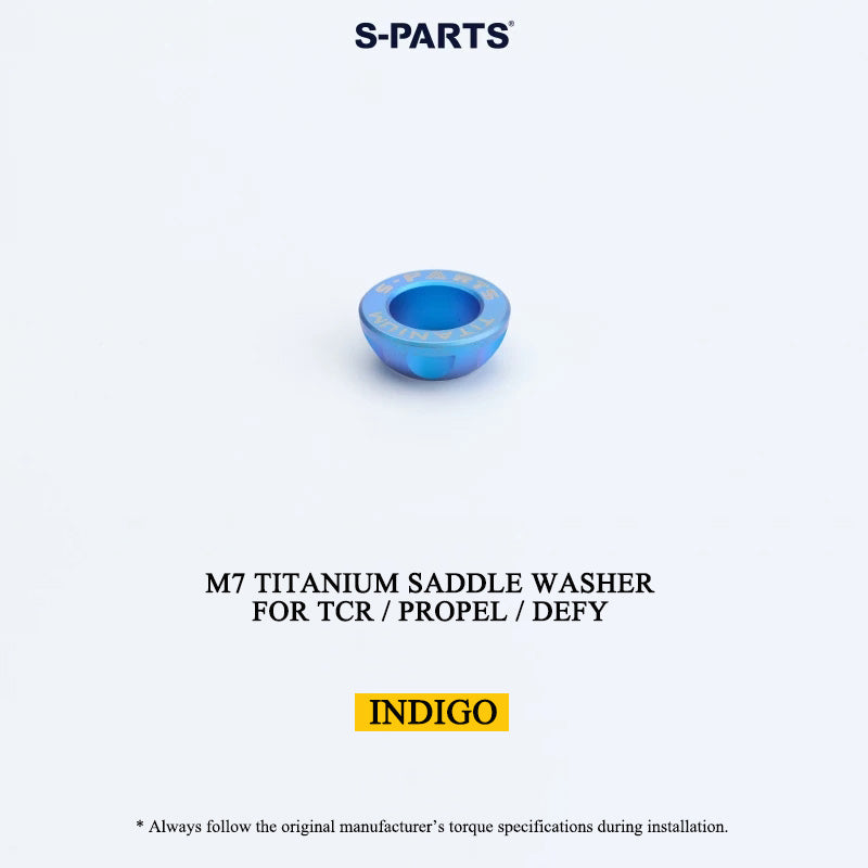 M6/M7 Grade 5 Titanium Spherical Saddle Clamp Washers for Giant TCR, Propel & Defy