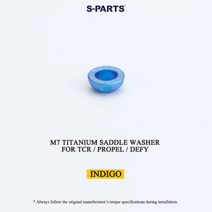 M6/M7 Grade 5 Titanium Spherical Saddle Clamp Washers for Giant TCR, Propel & Defy
