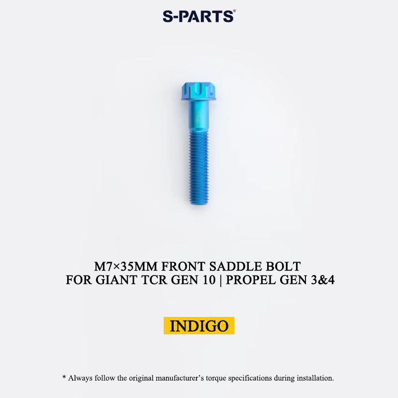 M7×35mm Titanium Front Saddle Clamp Bolt for Giant TCR Gen 10 / Propel Gen 3 & 4