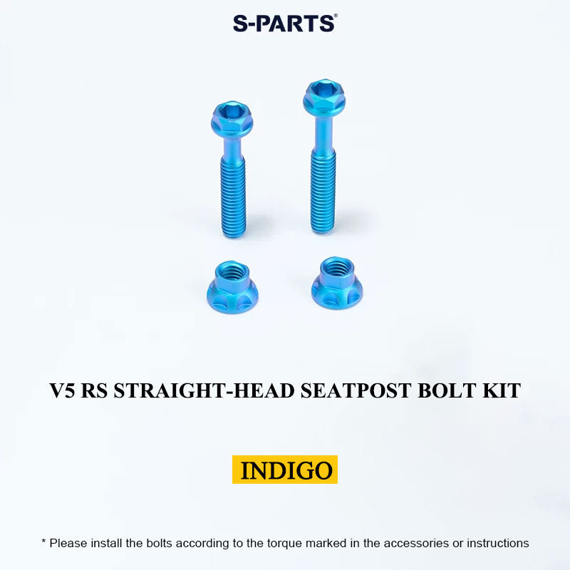Grade 5 Titanium Seatpost Bolt Kit for COLNAGO Y1RS / V5RS – Saddle Clamp Hardware