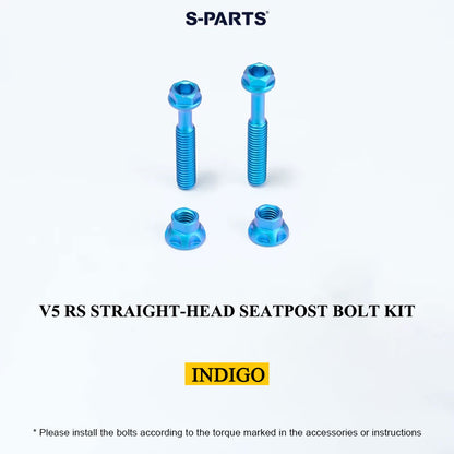 Grade 5 Titanium Seatpost Bolt Kit for COLNAGO Y1RS / V5RS – Saddle Clamp Hardware