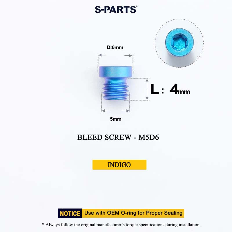 M5*4 D6 Bleed Screw for SRAM