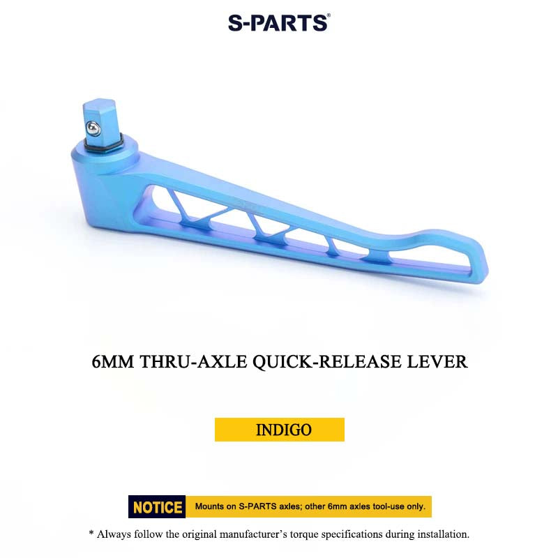 Grade 5 Titanium 6mm Thru-Axle Quick-Release Lever for Lightweight Thru-Axles – 14.49g