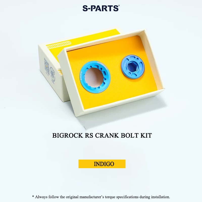 BIGROCK RS Titanium Crank Bolt & Self-Extracting Cap Kit SHIMANO TL-LR15 Compatible
