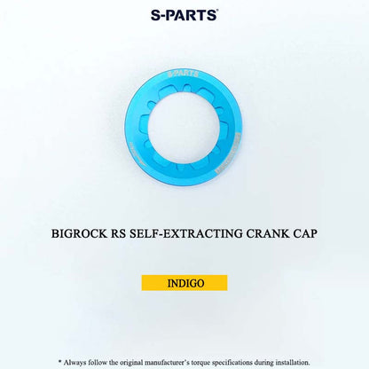 BIGROCK RS Titanium Crank Bolt & Self-Extracting Cap Kit SHIMANO TL-LR15 Compatible