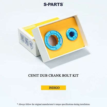 Titanium Crank Bolt & Self-Extracting Cap Kit for CENIT DUB Axle Series – Ti-6Al-4V Lightweight Upgrade