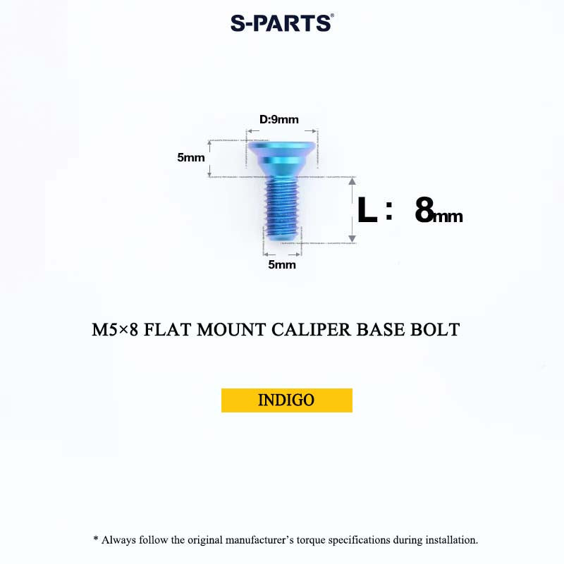 M5×8 Flat Mount Caliper Base Bolt For Shimano
