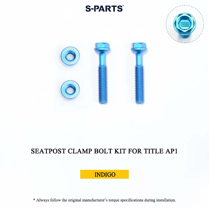 Grade 5 Titanium Seatpost Clamp Bolt Kit for TITLE AP1 / CP1