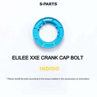 Titanium Crank Preload Cap for ELILEE XXE Crankset - Drive Side Only