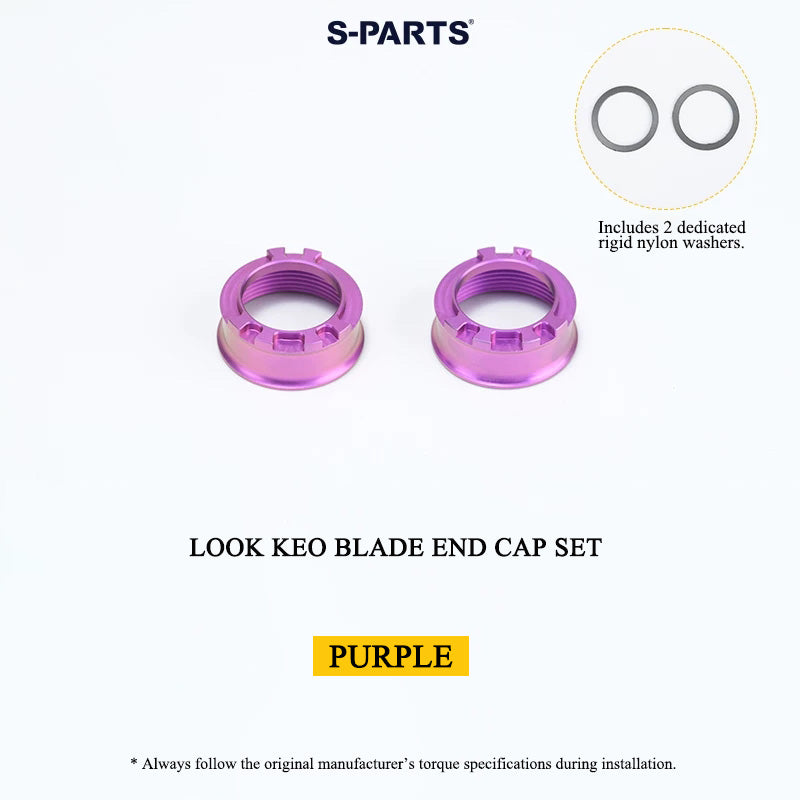 Grade 5 Titanium Pedal Spindle & Hardware for LOOK KEO BLADE Pedals