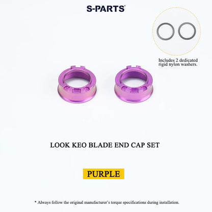 Grade 5 Titanium Pedal Spindle & Hardware for LOOK KEO BLADE Pedals
