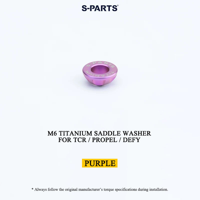 M6/M7 Grade 5 Titanium Spherical Saddle Clamp Washers for Giant TCR, Propel & Defy