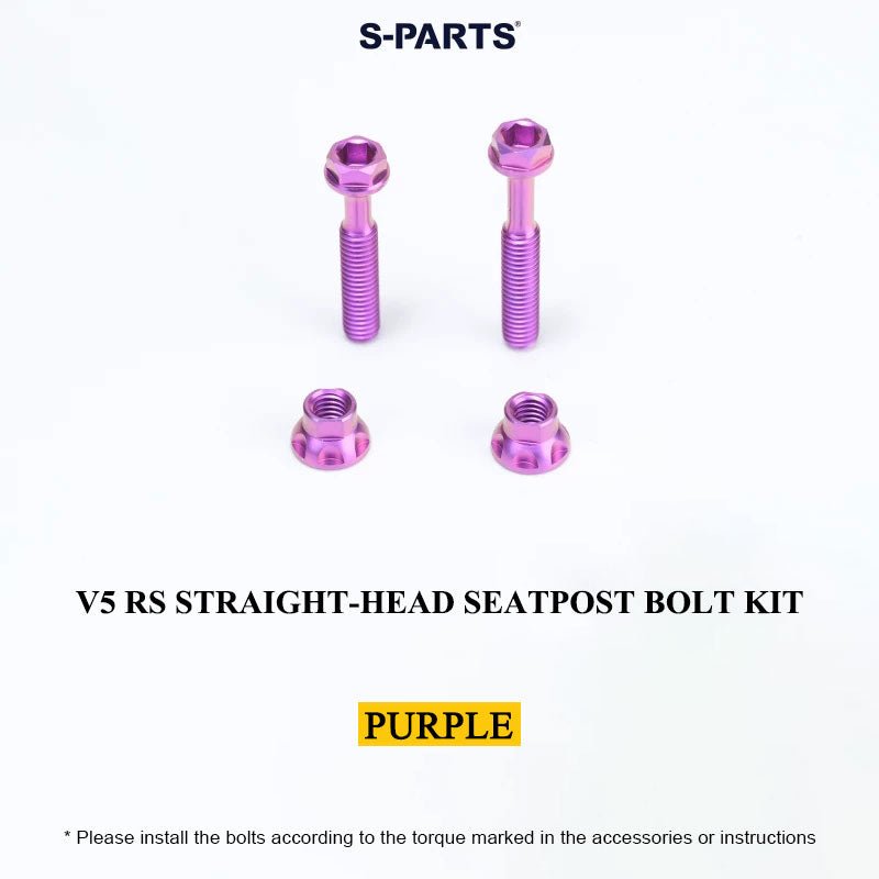 Grade 5 Titanium Seatpost Bolt Kit for COLNAGO Y1RS / V5RS – Saddle Clamp Hardware
