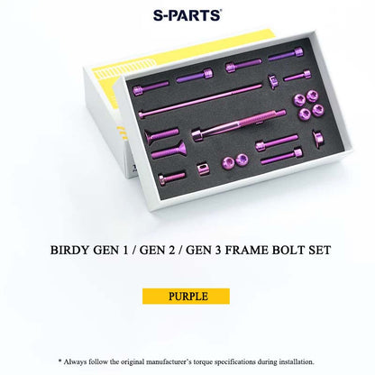 Frame Bolt Kit for Birdy Gen1/Gen2/Gen3